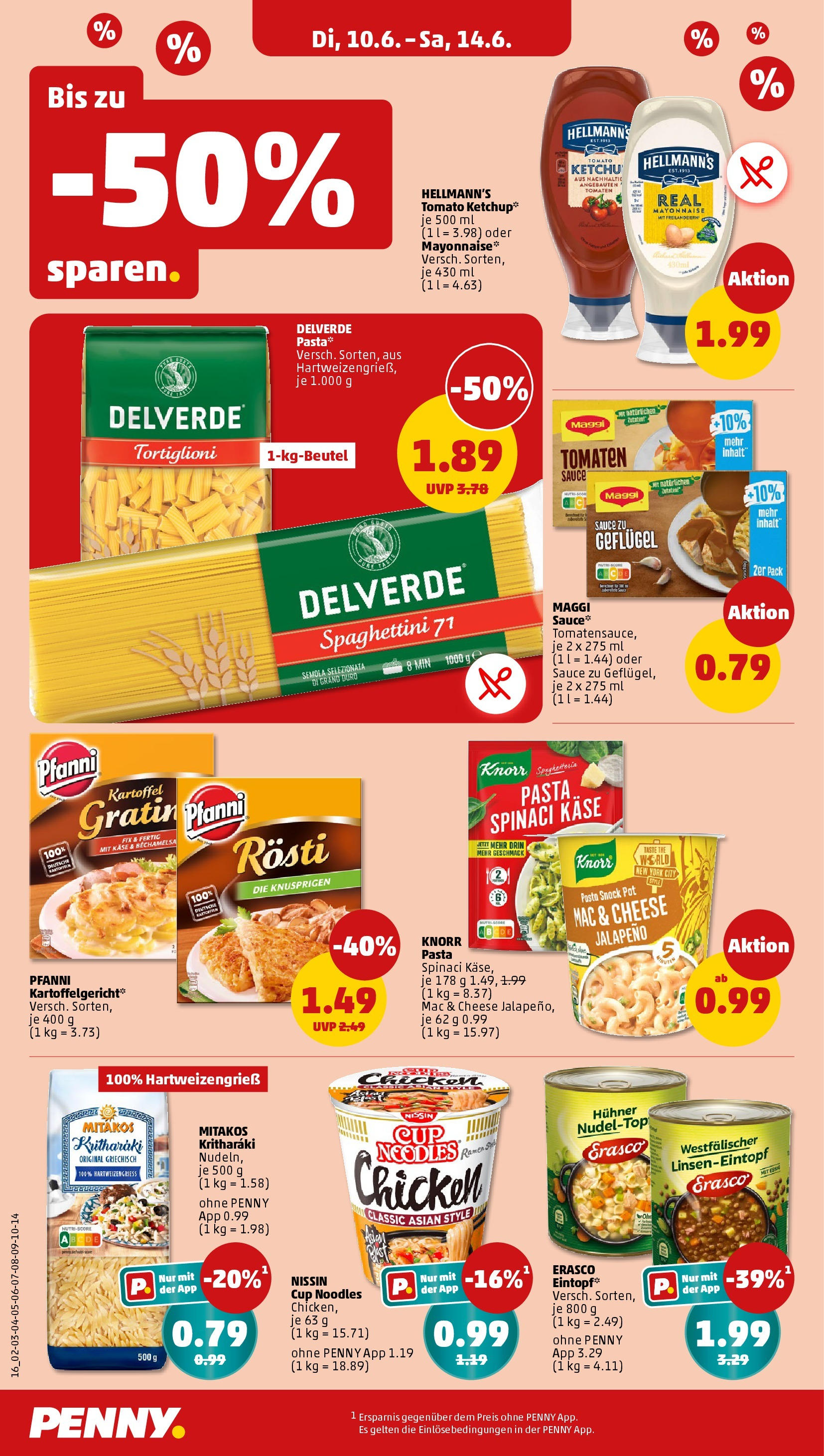 Penny prospekt Bremen (ab 10.06.2025) » Angebote Online | Seite: 18 | Produkte: Käse, Kartoffeln, Erasco, Ketchup