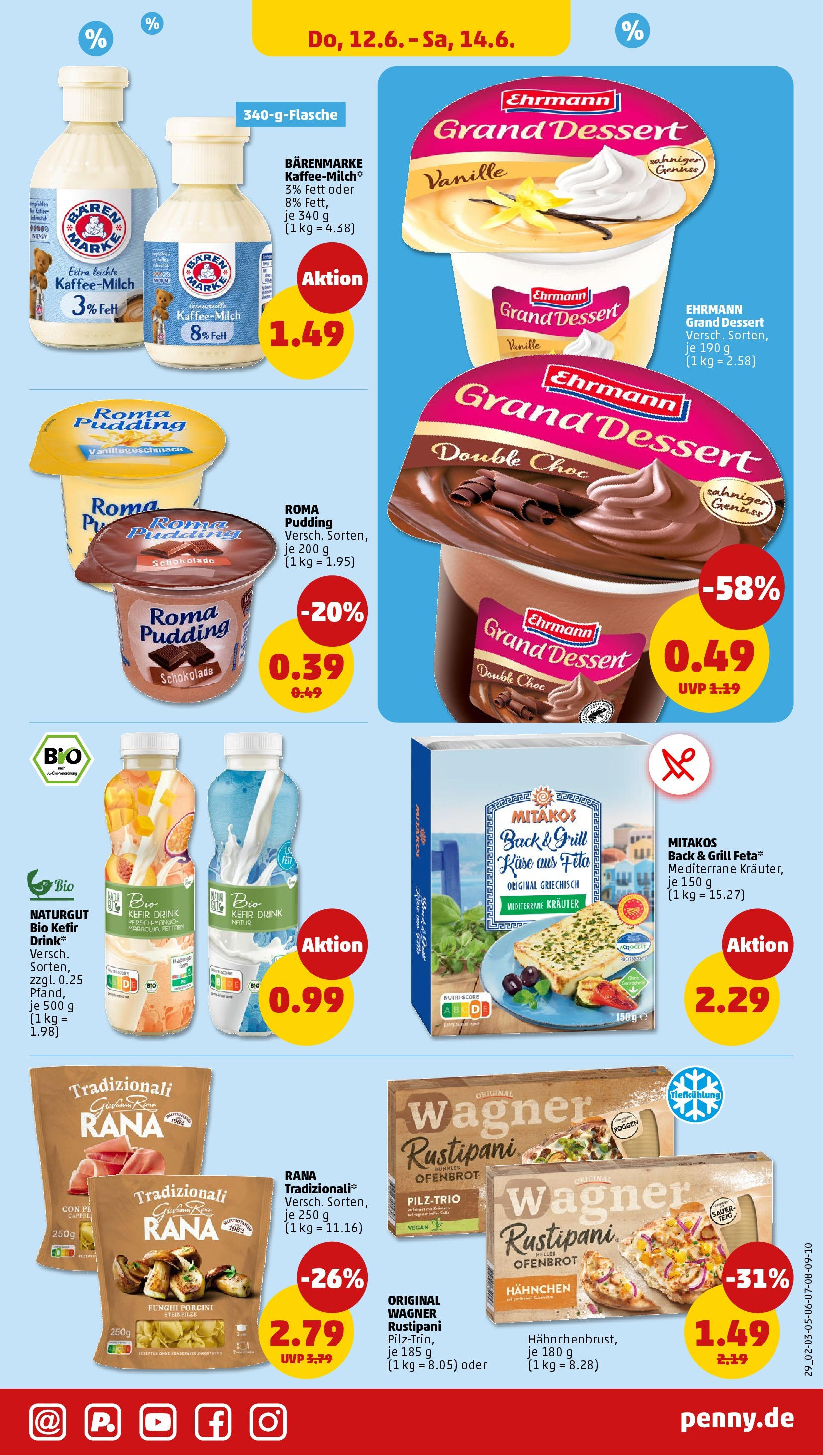 Penny prospekt Bremen (ab 10.06.2025) » Angebote Online | Seite: 31 | Produkte: Feta, Käse, Schokolade, Hahnchenbrust