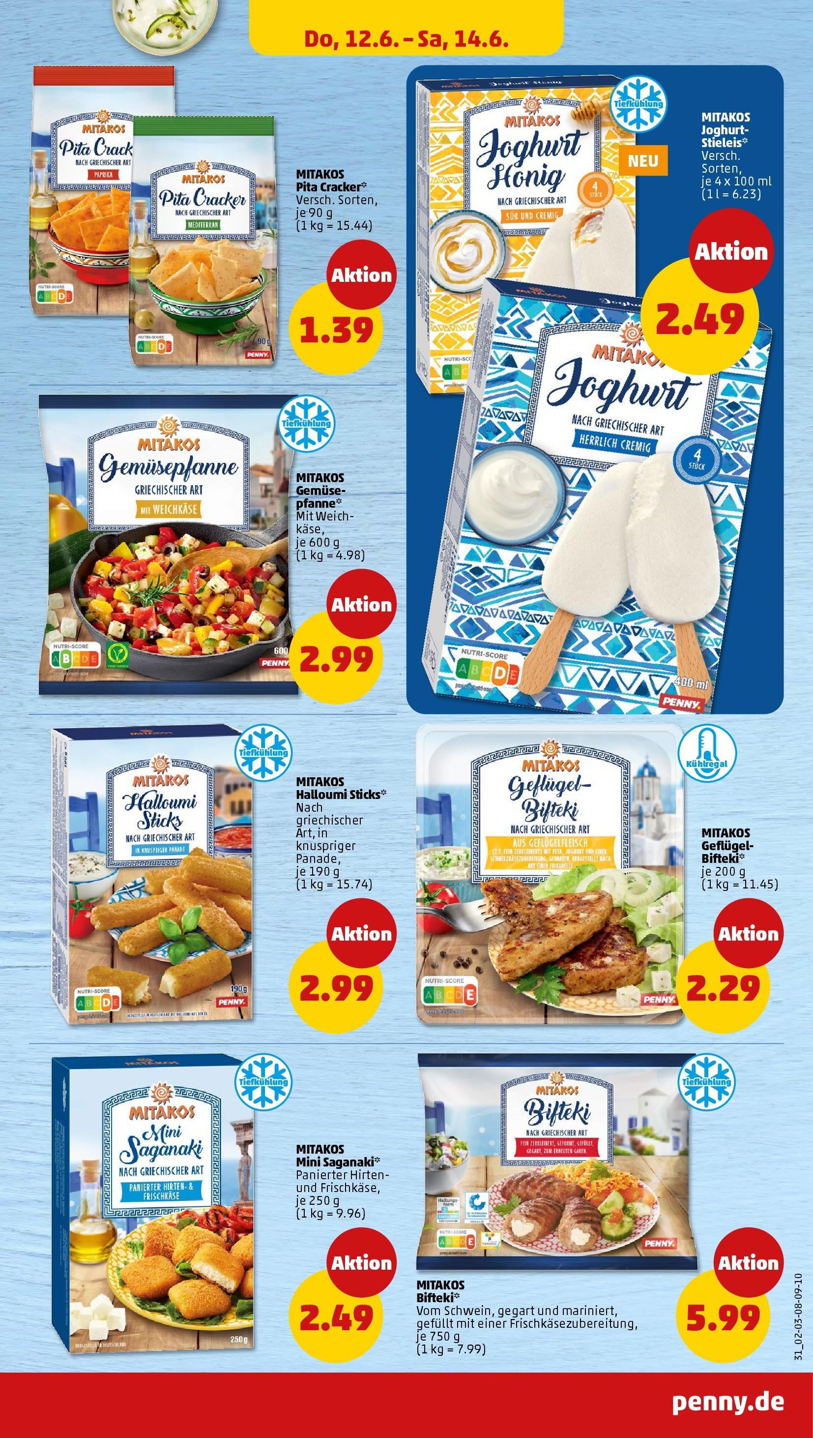 Penny prospekt Bremen (ab 10.06.2025) » Angebote Online | Seite: 33 | Produkte: Joghurt, Gemüse, Paprika, Frischkase