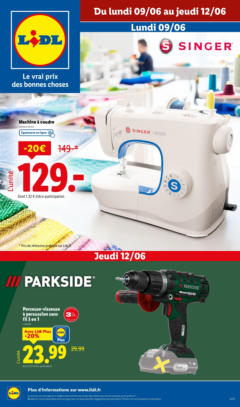 Prévisualisation de Cuisine, salle de bain, matériels créatifs… Équipez-vous chez Lidl à petits prix ! du magasin LIDL formulaire valide 08/06/2025