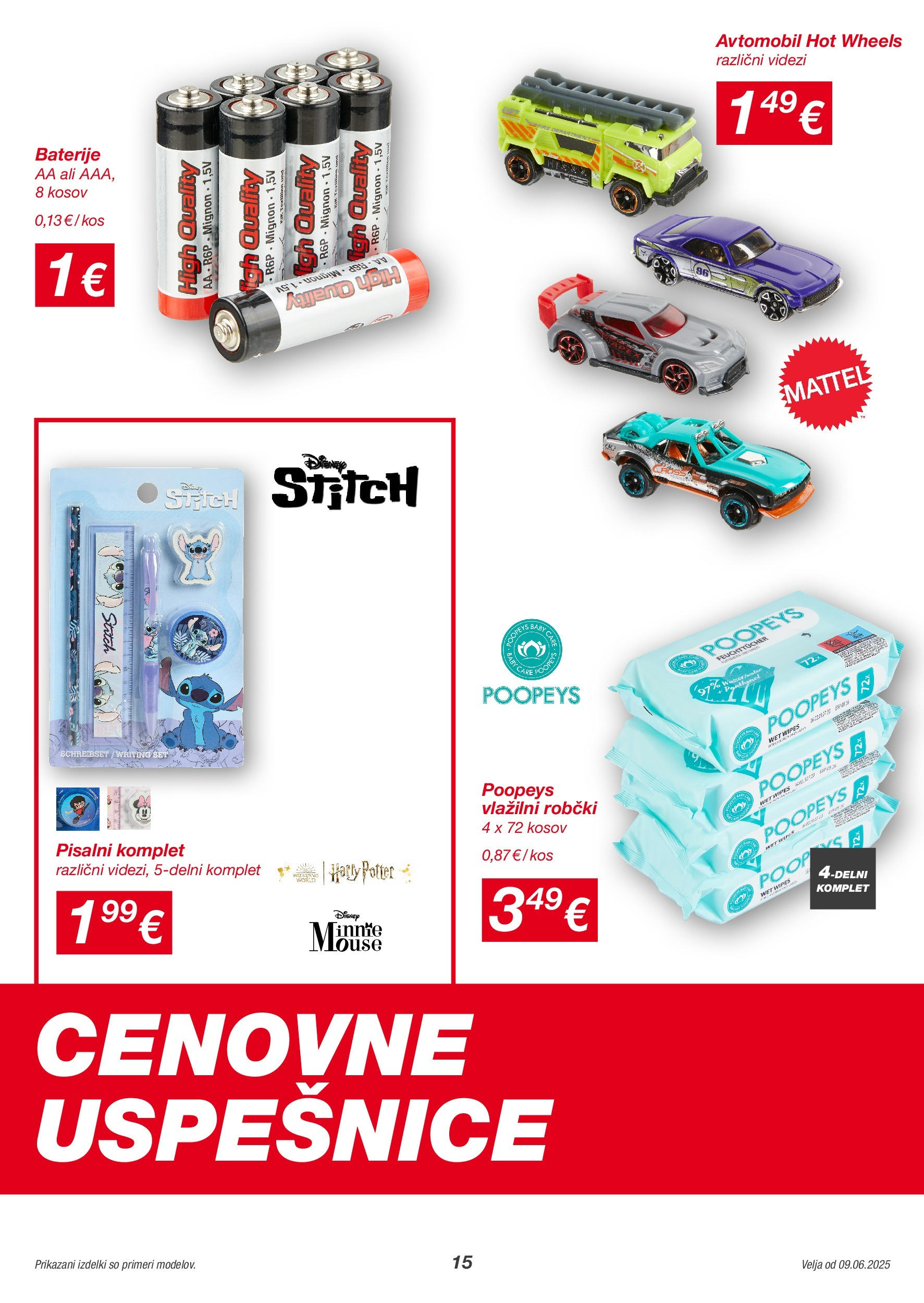 Kik - KiK: Presegamo veselje ob naraščaju-2025-06-15 veljaven od 08.06.2025 | Stran: 15 | Izdelki: Robčki, Baterije, Kos, Vlažilni robčki