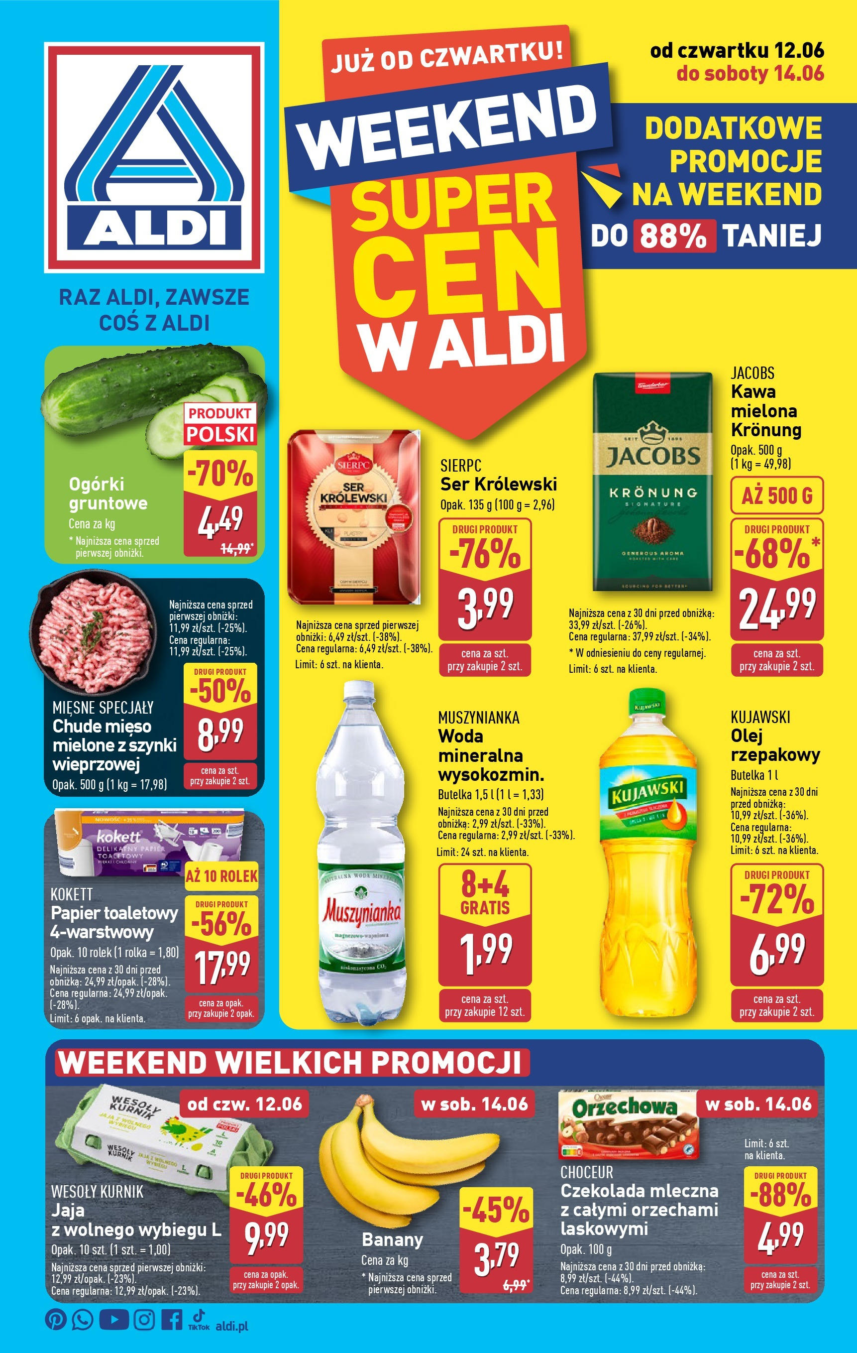 Aldi Okazje na weekend od 12.06.2025 - Nowa Gazetka - Numer strony 1