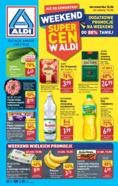 Pogląd oferty "Aldi Gazetka - Okazje na weekend" - ważna od 12.06.2025