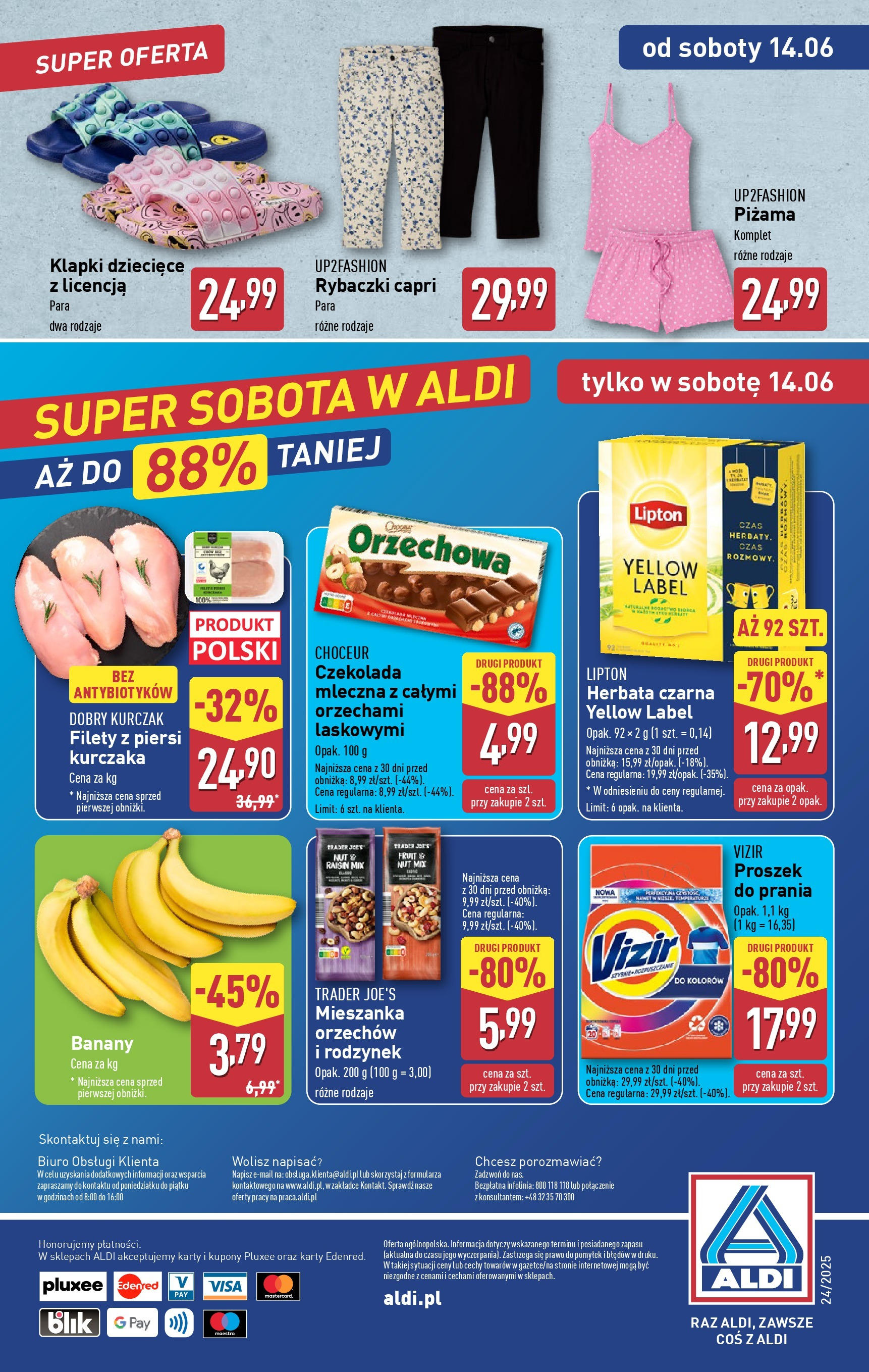 Aldi Gazetka - Okazje na weekend od 12.06.2025 - Ulotka PDF, promocje | Strona: 12 | Produkty: Piżama, Piersi, Proszek do prania, Detergent