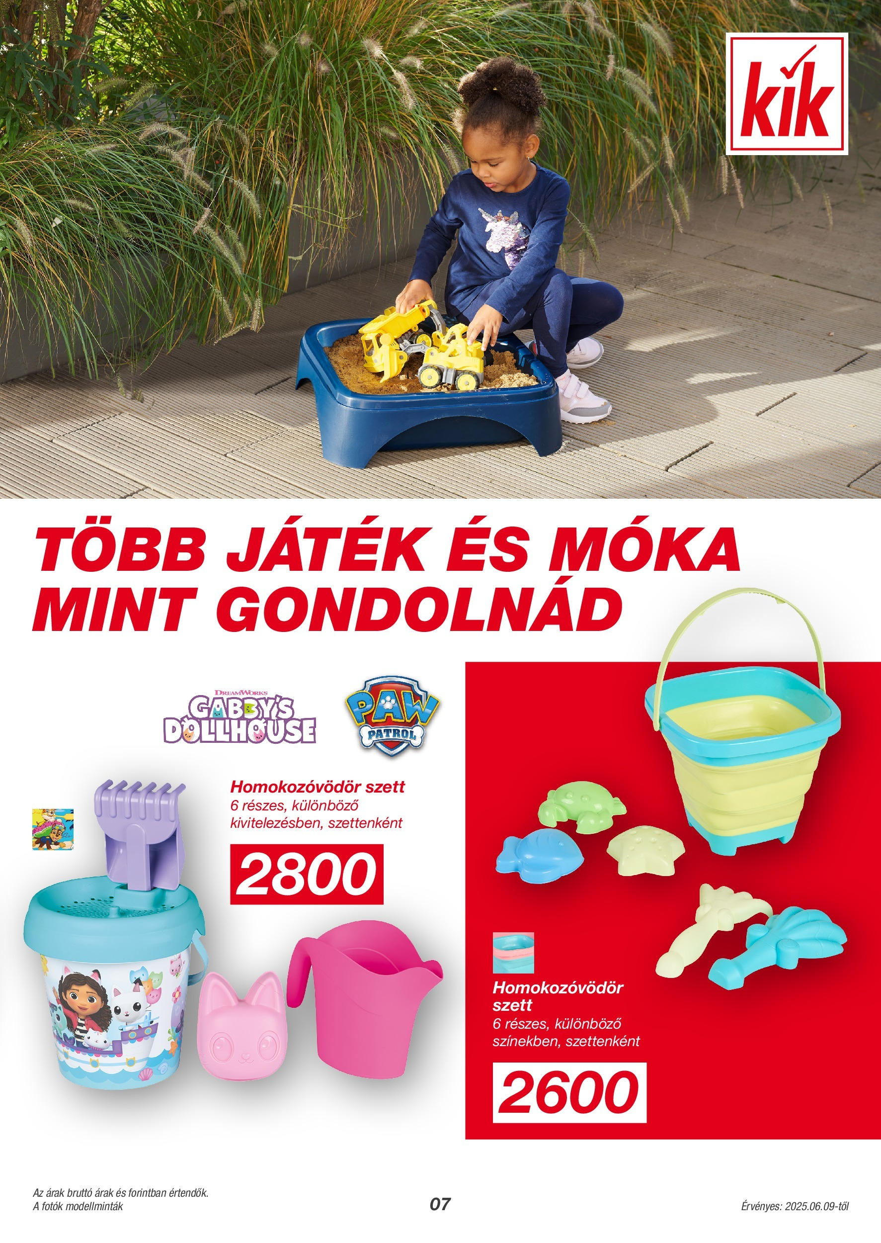 KiK Akciós újság - 2025.06.08. -tól/töl > akció, lapozható szórólap 🛍️ | Oldal: 7 | Termékek: Játék