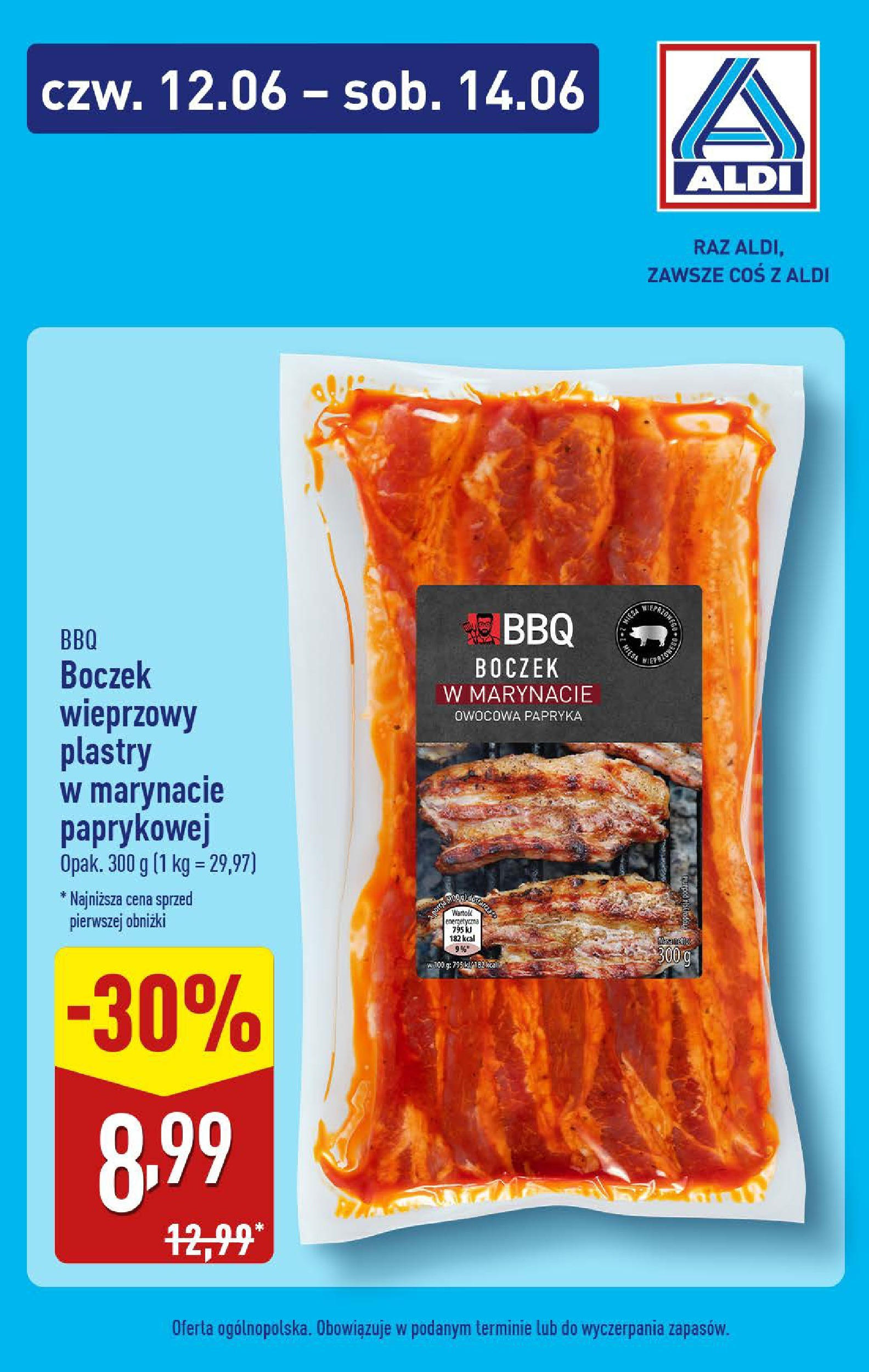 Aldi Gazetka - Promocja weekend od 12.06.2025 - Ulotka PDF, promocje | Strona: 5 | Produkty: Boczek wieprzowy, Papryka, Boczek