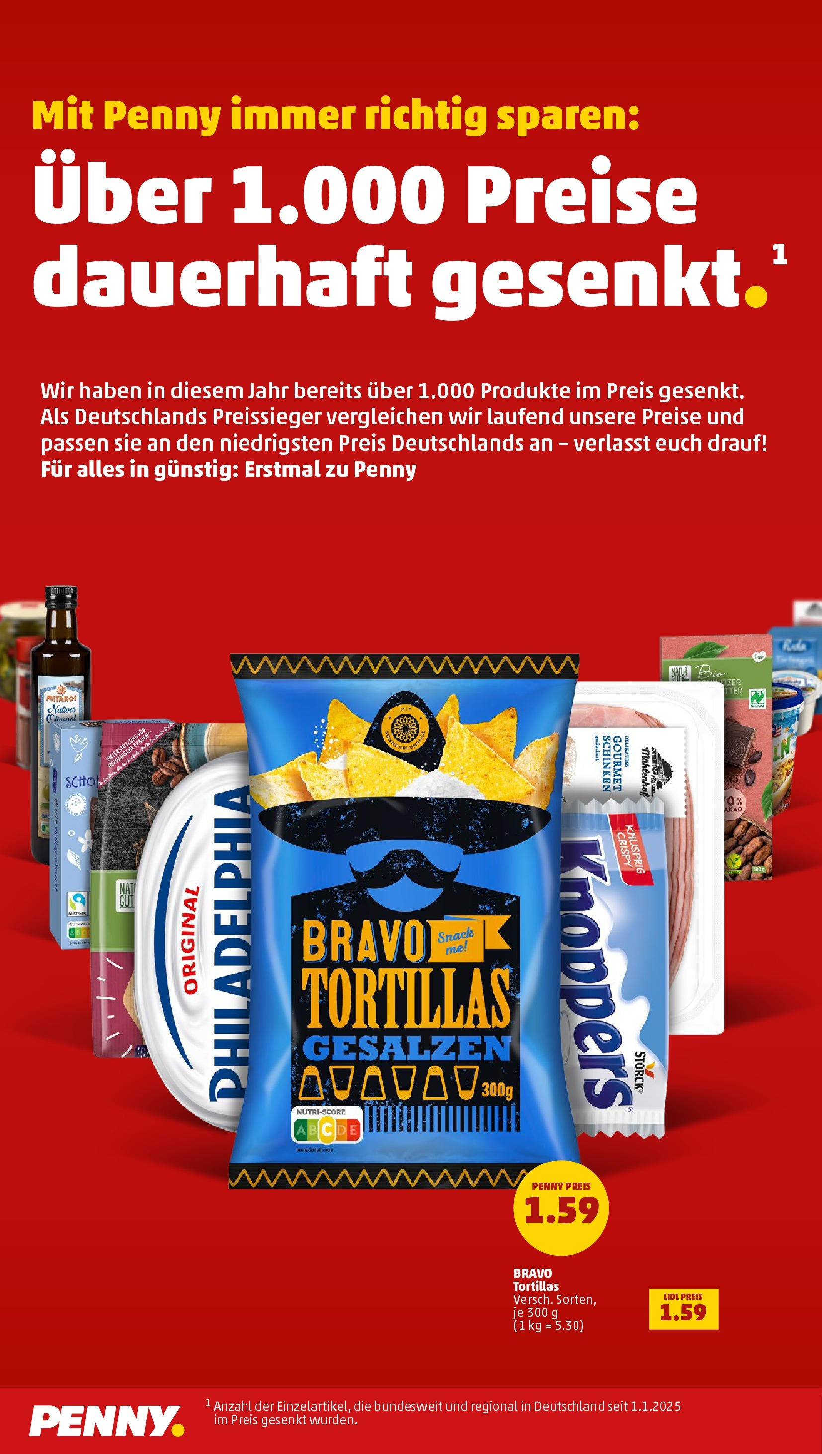 Penny prospekt Bremen (ab 10.06.2025) » Angebote Online | Seite: 2 | Produkte: Philadelphia, Knoppers, Schinken, Chips