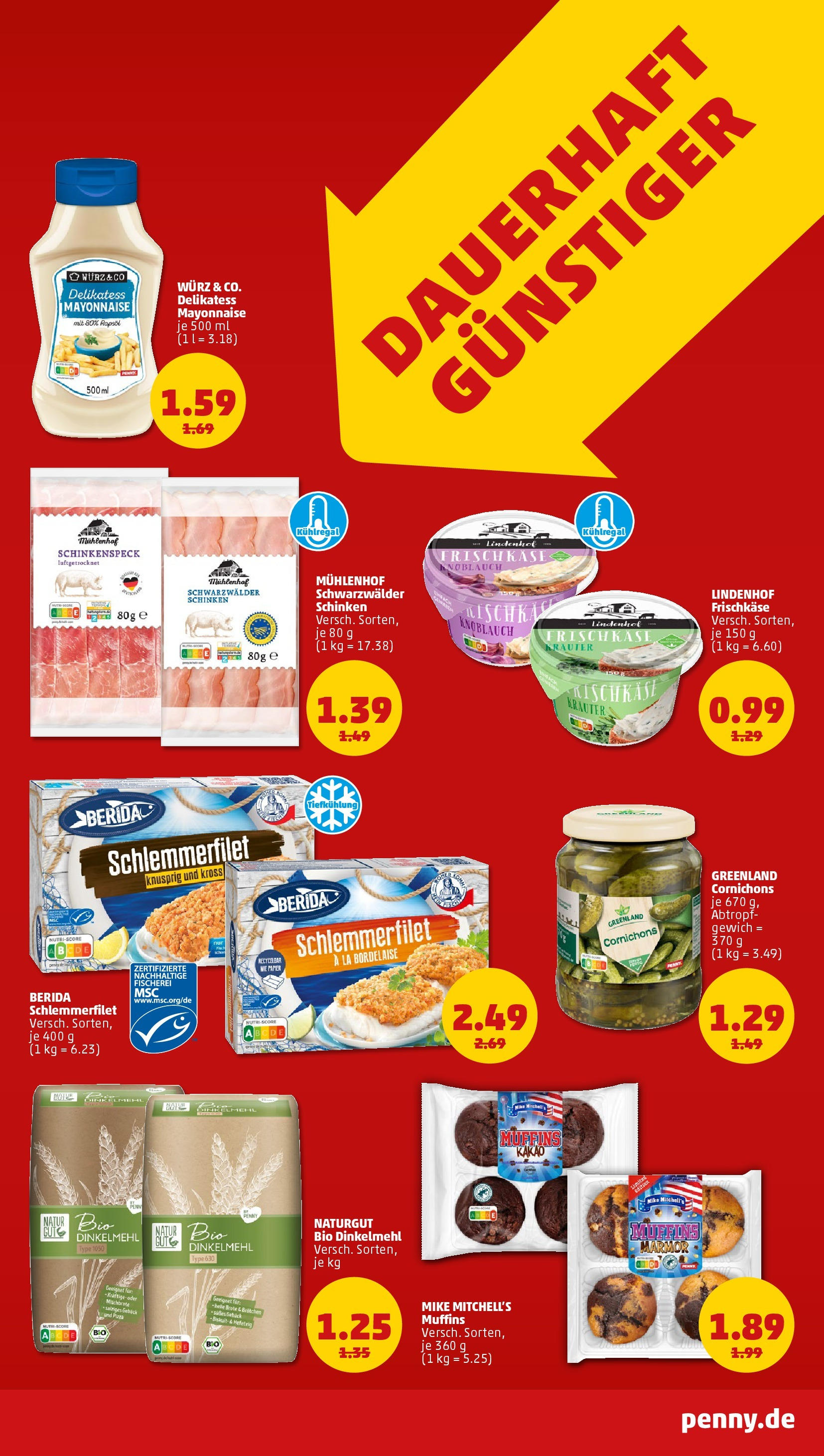 Penny prospekt Bremen (ab 10.06.2025) » Angebote Online | Seite: 3 | Produkte: Rapsöl, Mayonnaise, Schinken, Frischkase
