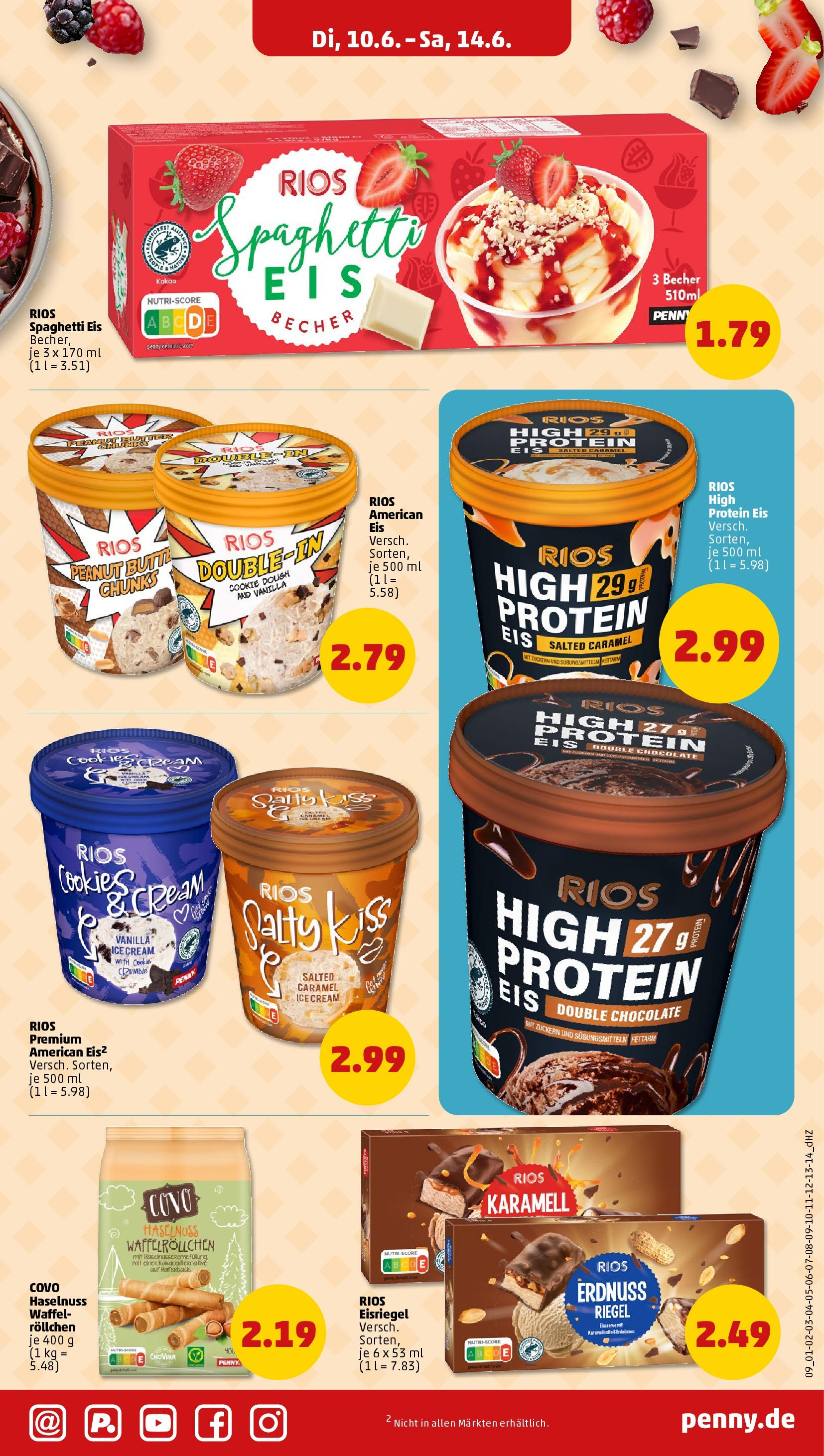 Penny prospekt Bremen (ab 10.06.2025) » Angebote Online | Seite: 11 | Produkte: Butter, Eiscreme, Eis