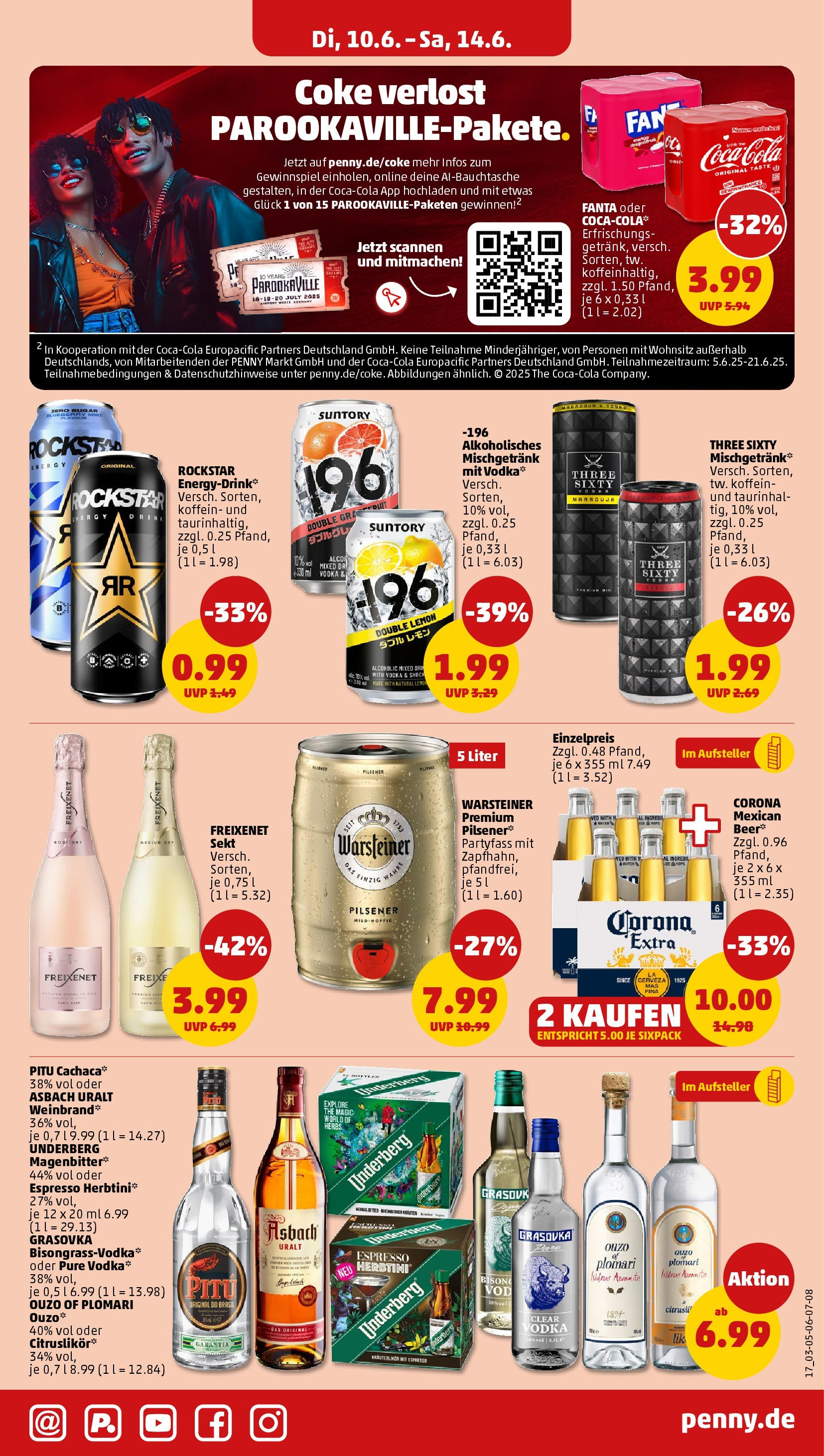 Penny prospekt Bremen (ab 10.06.2025) » Angebote Online | Seite: 19 | Produkte: Fanta, Energy, Sekt, Rockstar