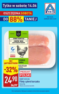 Pogląd oferty "Aldi Gazetka - Promocja sobota" - ważna od 14.06.2025