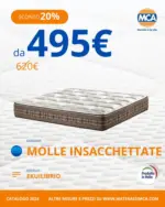 MCA Materassi Sconto 20% - al 30.06.2025