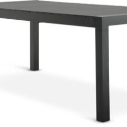 JYSK Masă grădină HESTEHAVE 95x205/275 neagră