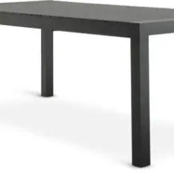 JYSK Masă grădină HESTEHAVE 95x205/275 neagră