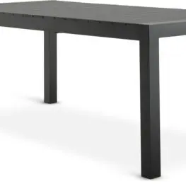 JYSK Masă grădină HESTEHAVE 95x205/275 neagră
