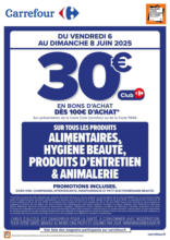 OPERATION BON D’ACHAT SUR L’ALIMENTAIRE CE WEEK-END
