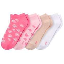 4 Paar Mädchen Sneaker-Socken im Set