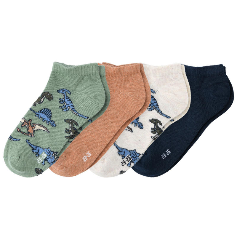 4 Paar Jungen Sneaker-Socken im Set