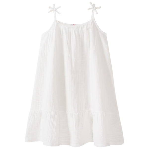 Mädchen Musselin-Kleid mit Spaghettiträgern