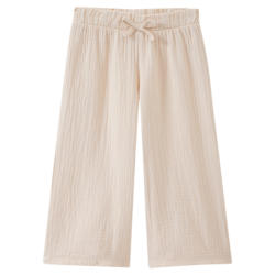 Mädchen Musselin-Hose mit weitem Bein