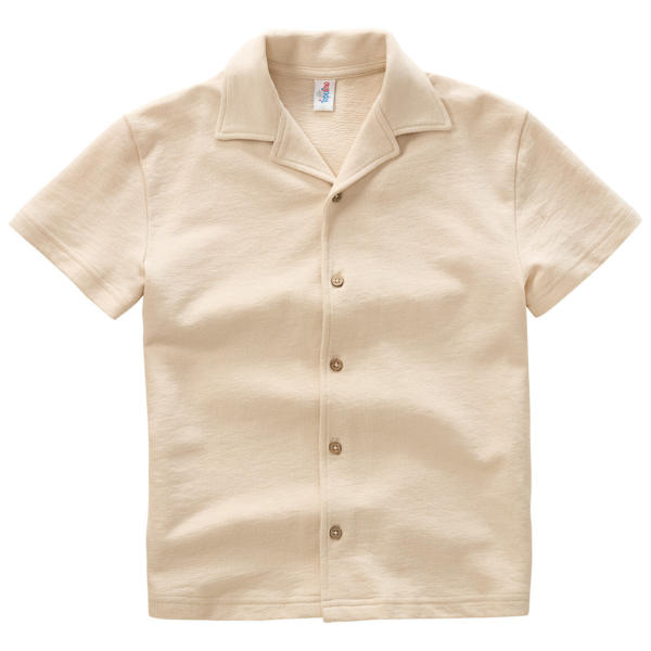 Jungen Strick-Hemd unifarben
