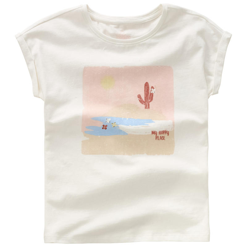 Mädchen T-Shirt mit Flammgarn