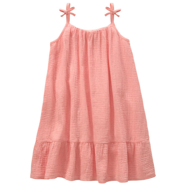 Mädchen Musselin-Kleid mit Spaghettiträgern