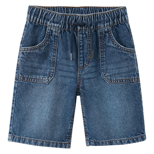 Jungen Pull-On Jeans-Shorts mit Tunnelzug