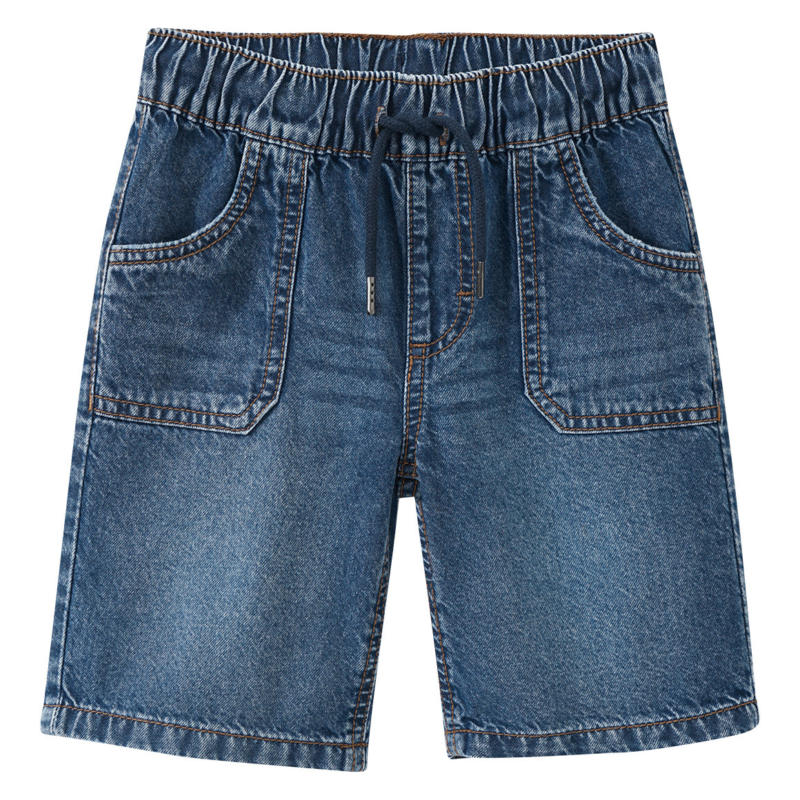 Jungen Pull-On Jeans-Shorts mit Tunnelzug