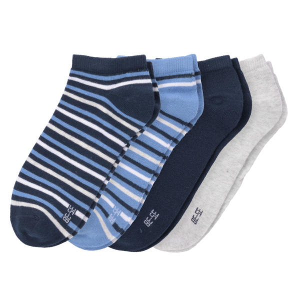 4 Paar Jungen Sneaker-Socken im Set