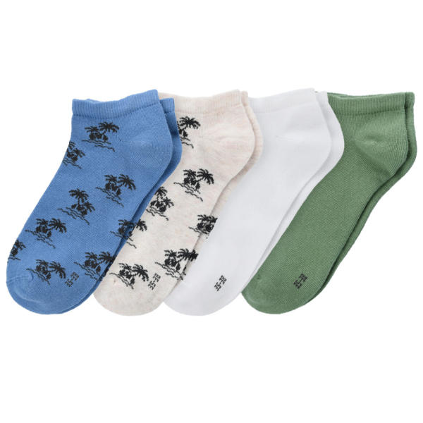 4 Paar Jungen Sneaker-Socken im Set