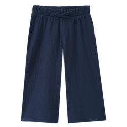 Mädchen Musselin-Hose mit weitem Bein