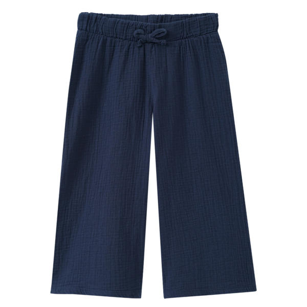 Mädchen Musselin-Hose mit weitem Bein