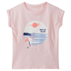 Mädchen T-Shirt mit Flammgarn