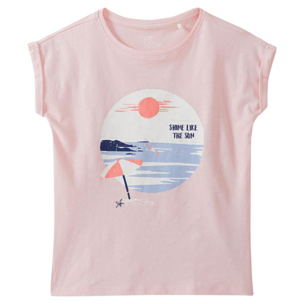 Mädchen T-Shirt mit Flammgarn
