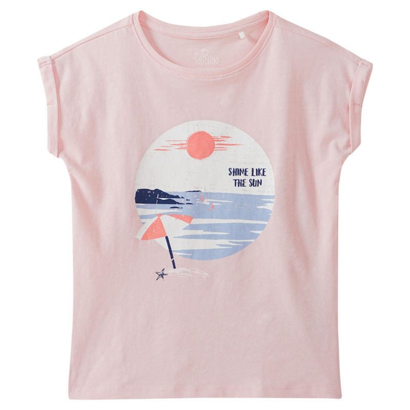 Mädchen T-Shirt mit Flammgarn