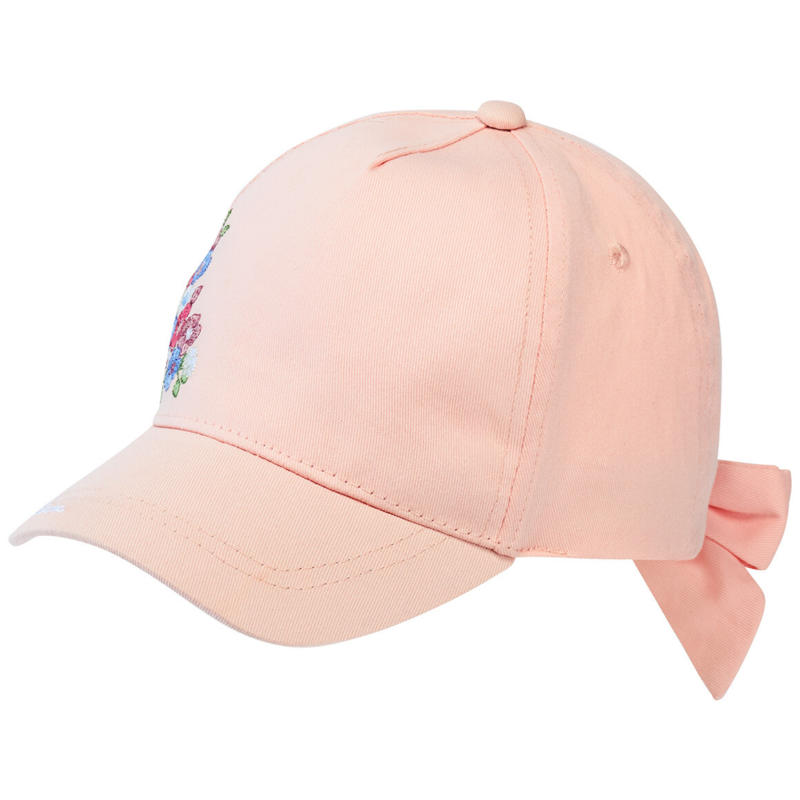 Mädchen Kappe mit Blumen-Stickerei