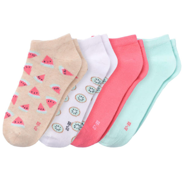 4 Paar Mädchen Sneaker-Socken im Set
