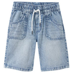 Jungen Pull-On Jeans-Shorts mit Tunnelzug