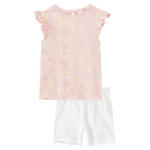 Ernsting's family Baby T-Shirt und Radler im Set - bis 18.06.2025