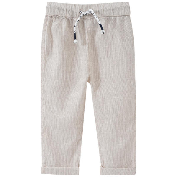 Baby Leinen-Hose mit Streifen