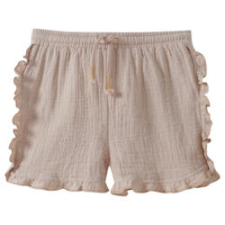 Baby Musselin-Shorts mit Rüschen