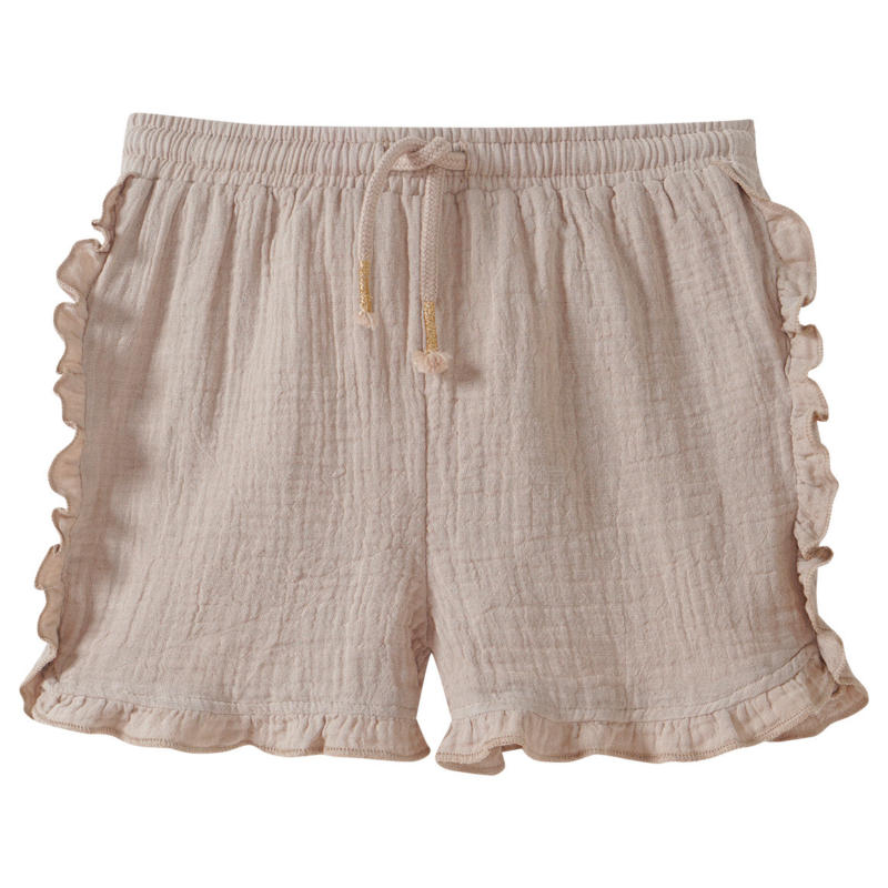 Baby Musselin-Shorts mit Rüschen