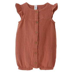 Baby Musselin-Overall mit Knopfleiste