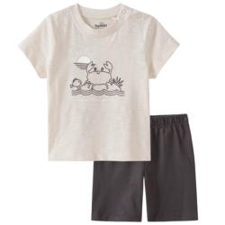 Baby T-Shirt mit Stickerei