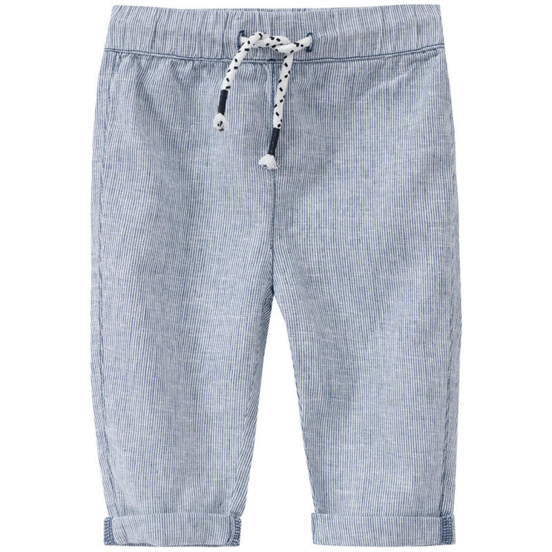 Baby Leinen-Hose mit Streifen