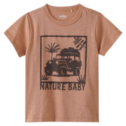 Baby T-Shirt mit Flockprint
