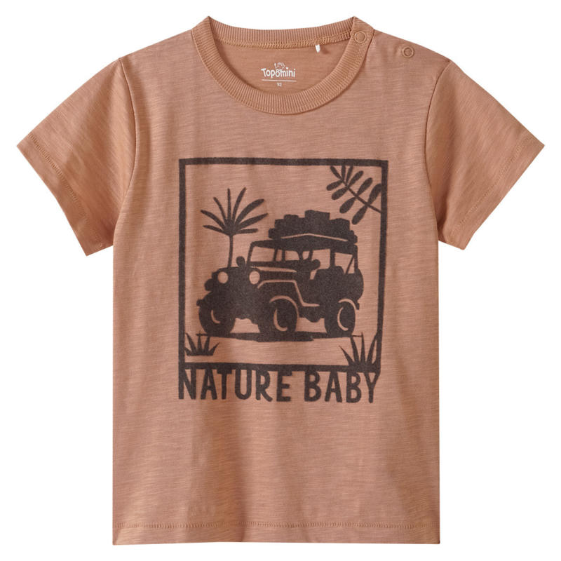 Baby T-Shirt mit Flockprint