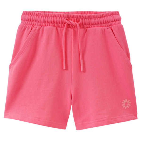 Mädchen Sweatshorts mit Glitzer-Print