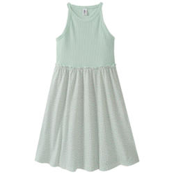 Mädchen Kleid mit Blümchen-Allover